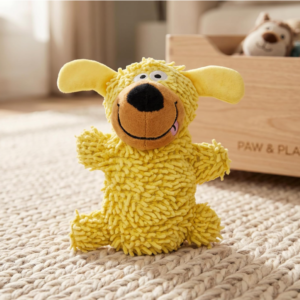Giocattolo per cani in peluche che squittisce, giocattoli da masticare durevoli per tutte le razze cucciolo dentizione giocattolo